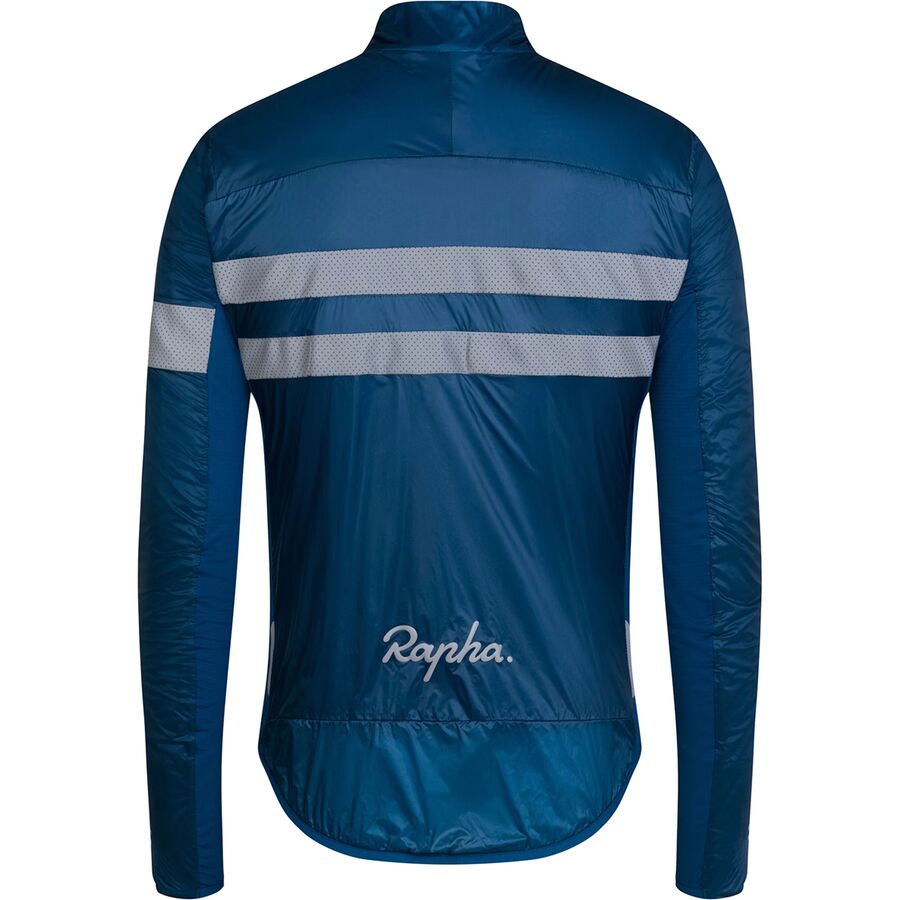 Rapha Brevet Insulated Jacket - Men's Jewelled Blue/Silver Reflective
