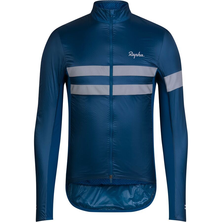 Rapha Brevet Insulated Jacket - Men's Jewelled Blue/Silver Reflective