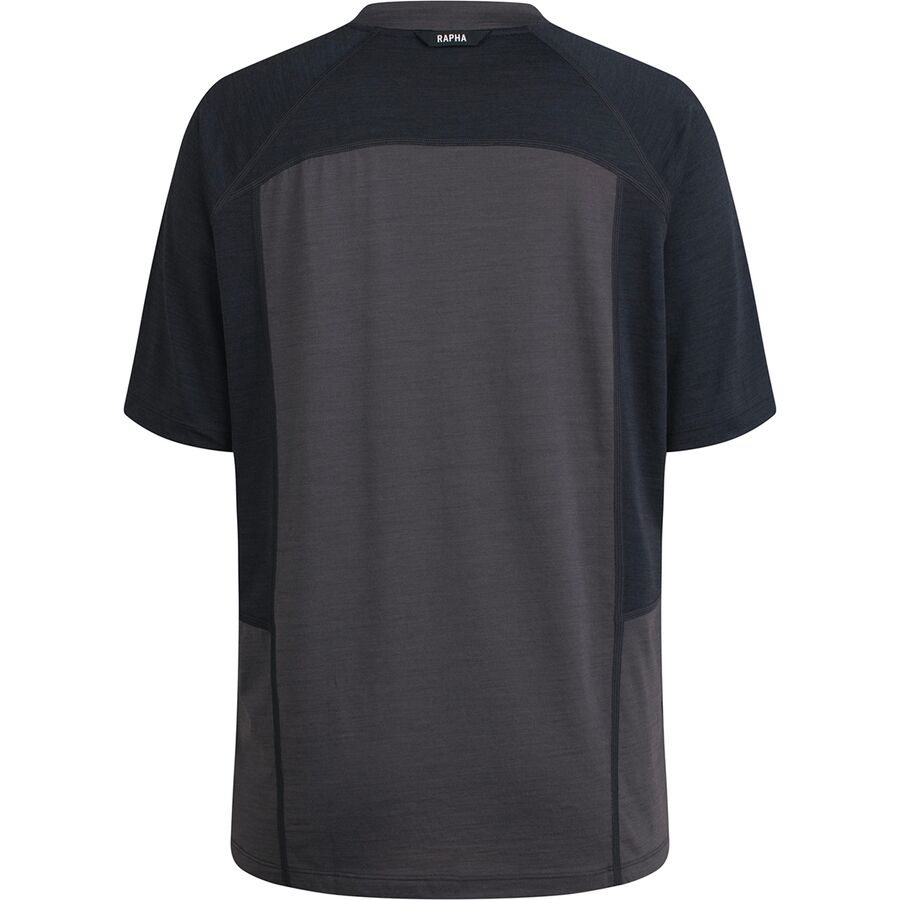 Rapha Explore Merino T-Shirt - Women's Asphalt/Vulcan