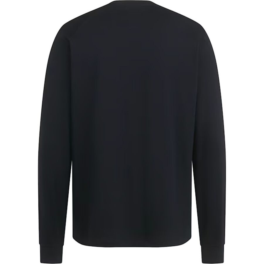 Rapha Long-Sleeve Cotton T-Shirt - Men's Black/Grey