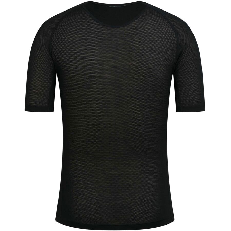 Rapha Merino Lightweight Short-Sleeve Base Layer - Men's Black/Black