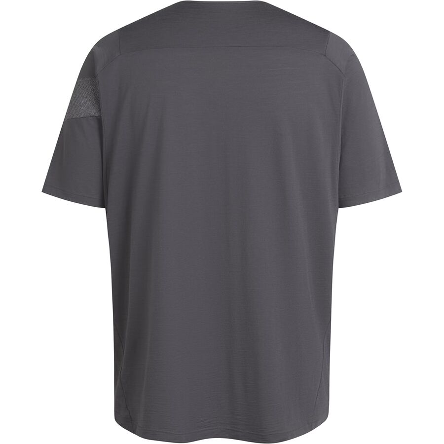 Rapha Trail Merino Short-Sleeve T-shirt - Men's Dark Grey/Black