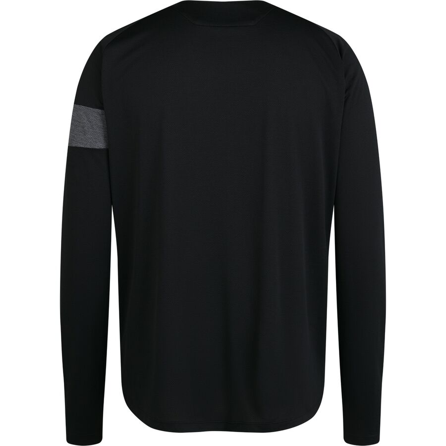 Rapha Trail Technical Long-Sleeve T-Shirt - Men's Black/Grey