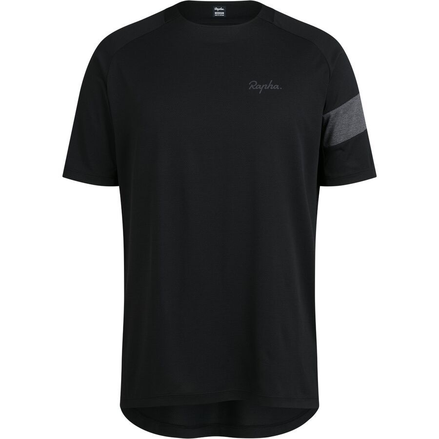 Rapha Trail Technical T-Shirt - Men's Black/Grey