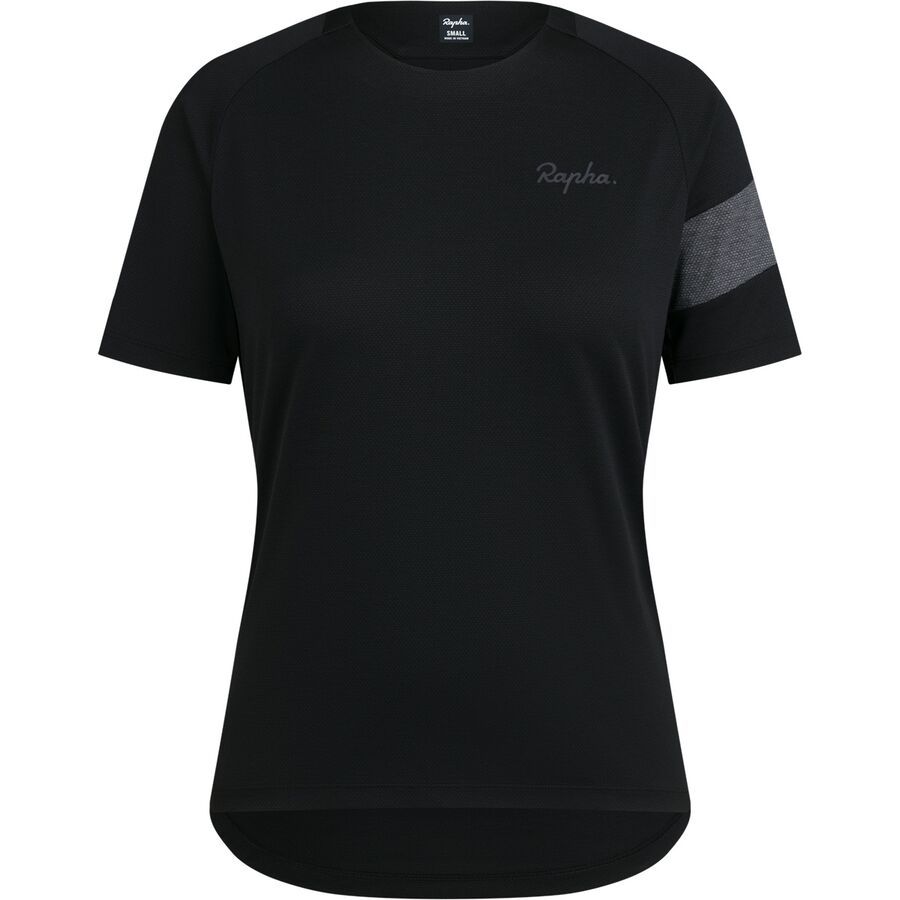 Rapha Trail Technical T-Shirt - Women's Black/Grey
