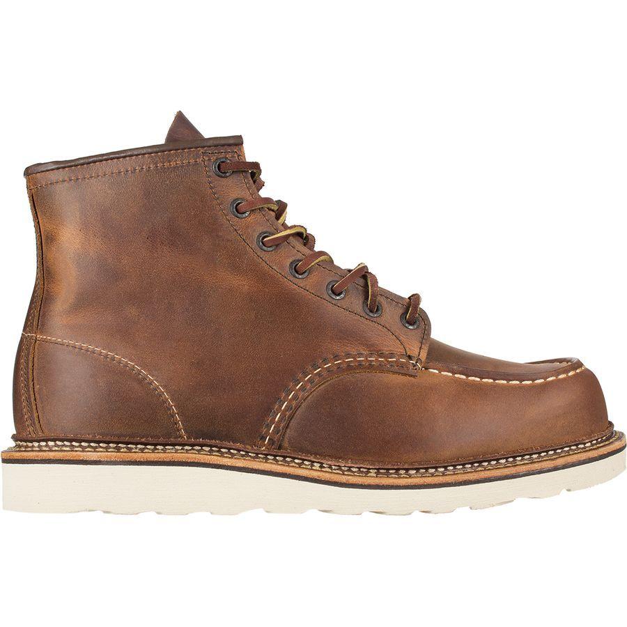 Red Wing Heritage Classic 6in Moc Boot - Men's Copper Rough & Tough Leather