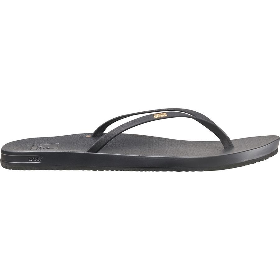 Reef Cushion Slim Flip Flop - Women's Black