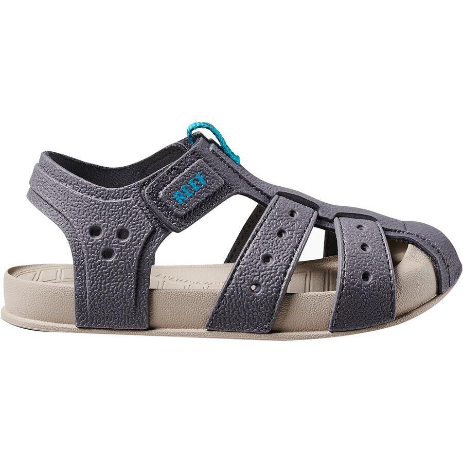 Reef Water Beachy Sandal - Boys' Oak/Grey/Aqua