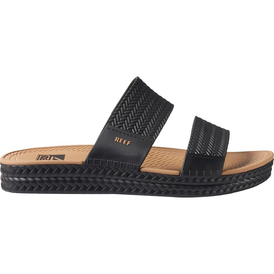 Reef Water Vista Slide Sandal - Women's Black/Tan