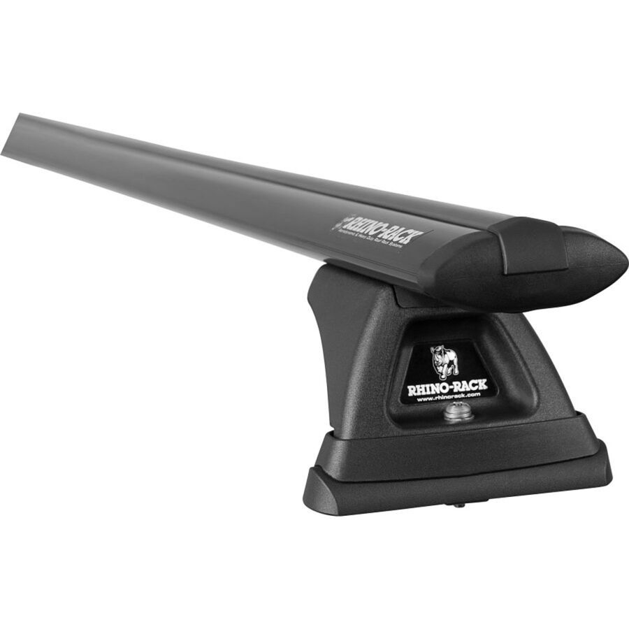 Rhino-Rack Cap Topper Track Mount Package + Aero Load Bars Black