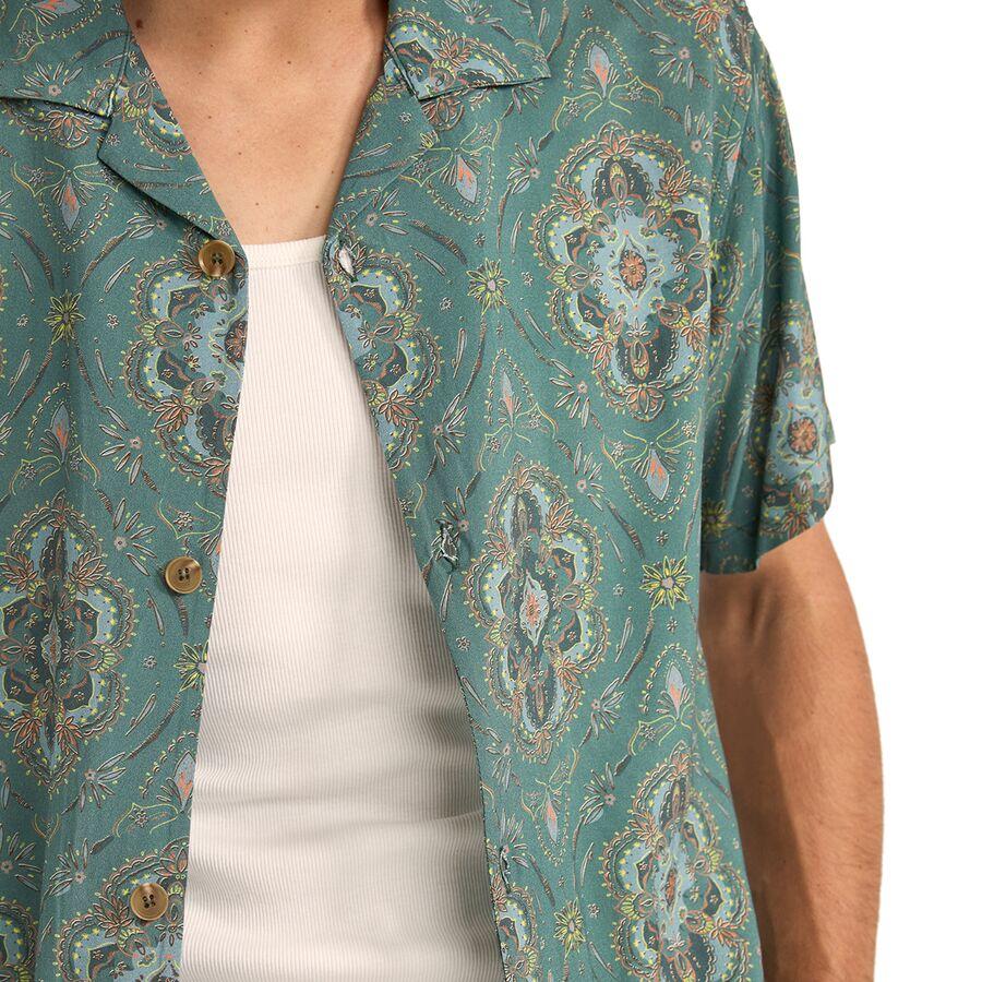 Rhythm Arlo Short-Sleeve Shirt - Men's Vintage Green