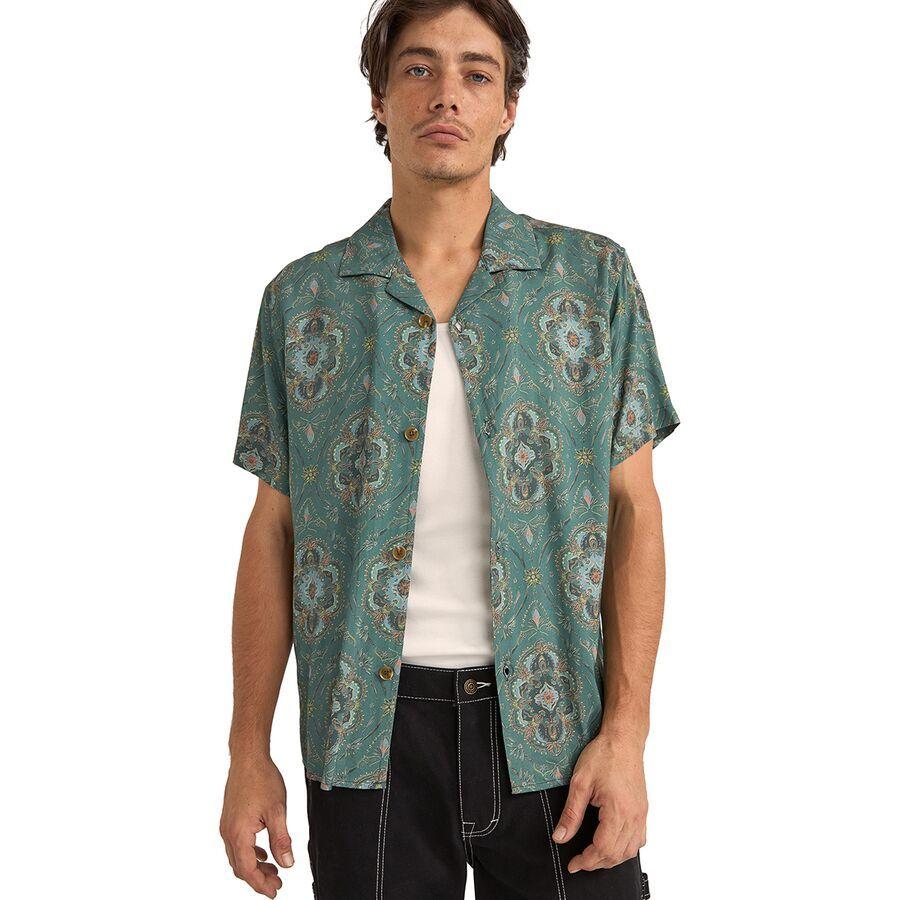 Rhythm Arlo Short-Sleeve Shirt - Men's Vintage Green