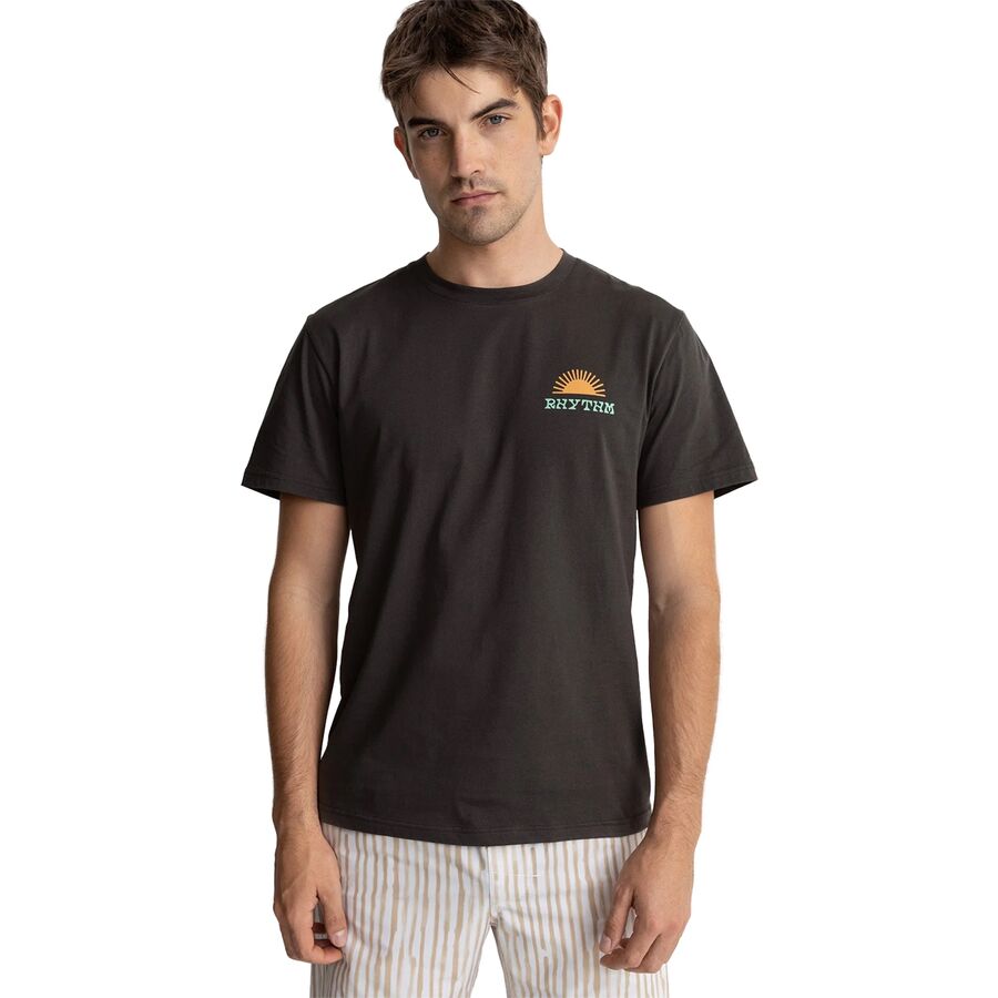 Rhythm Awake Short-Sleeve T-Shirt - Men's Vintage Black