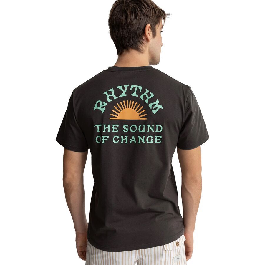 Rhythm Awake Short-Sleeve T-Shirt - Men's Vintage Black