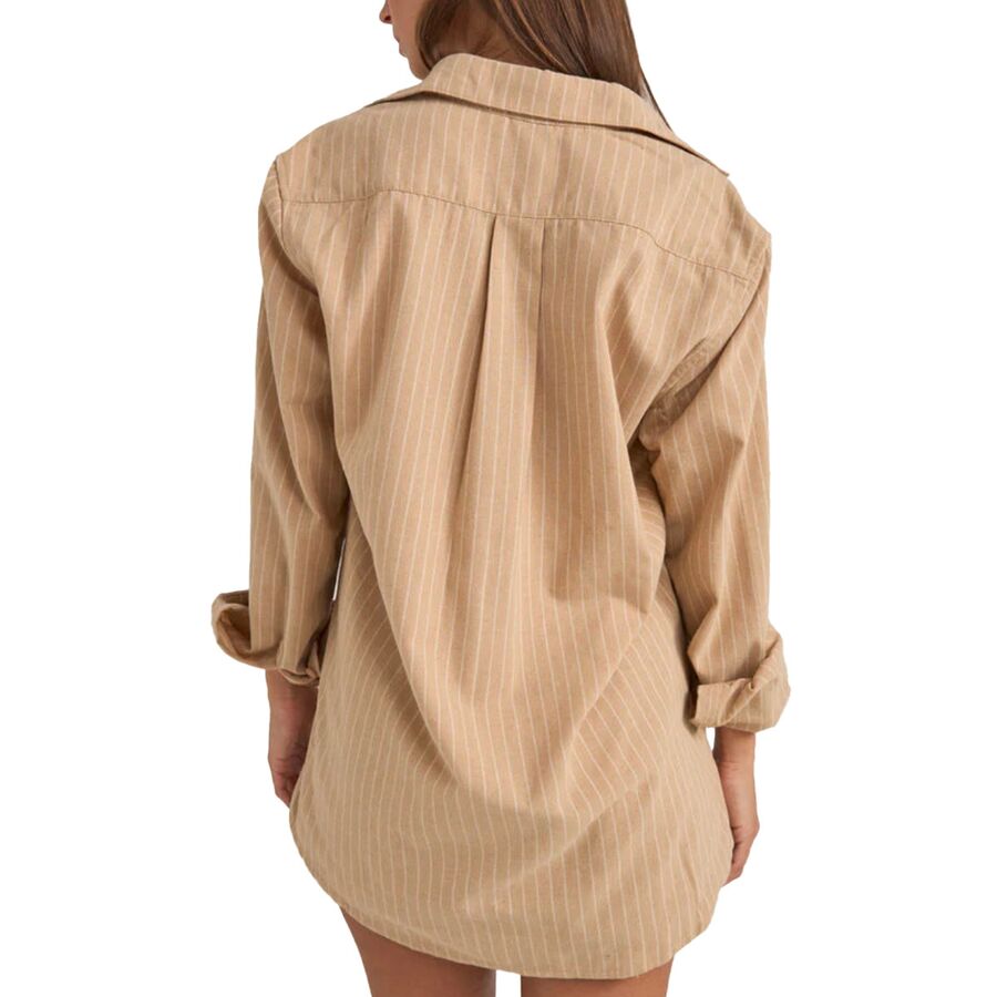 Rhythm Byron Striped Shirt - Women's Natural