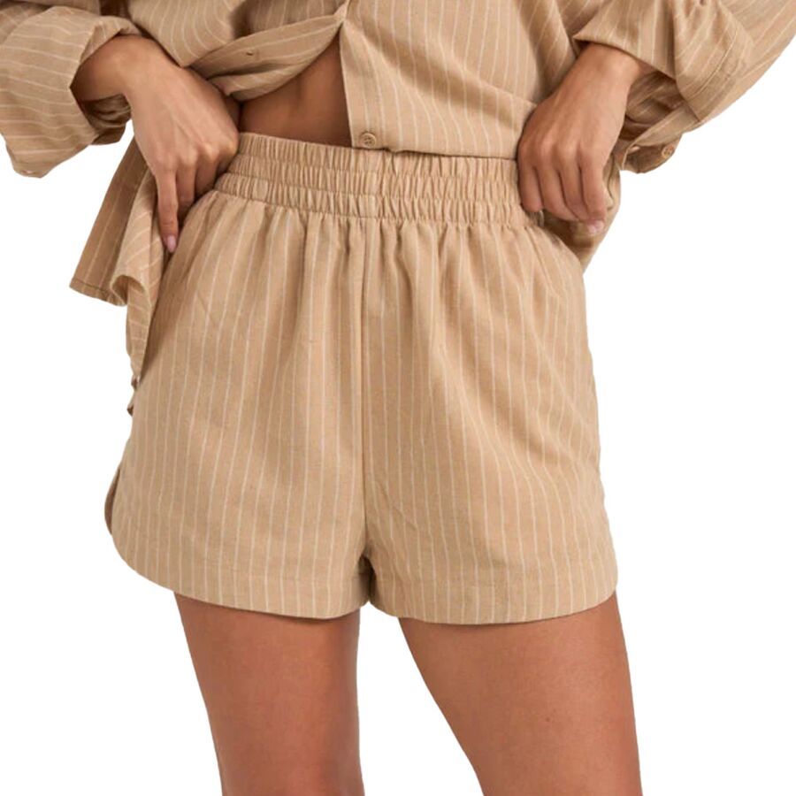 Rhythm Byron Striped Short - Women's Natural