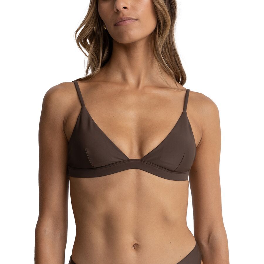 Rhythm Classic Bralette Bikini Top - Women's Chocolate
