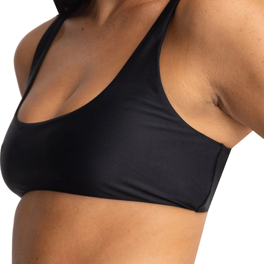 Rhythm Classic Crop Bikini Top - Women's Black