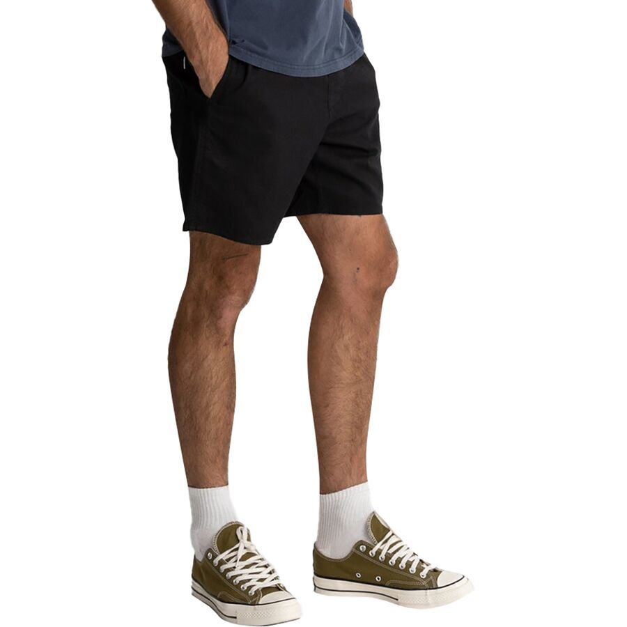 Rhythm Classic Linen Jam Shorts - Men's Vintage Black