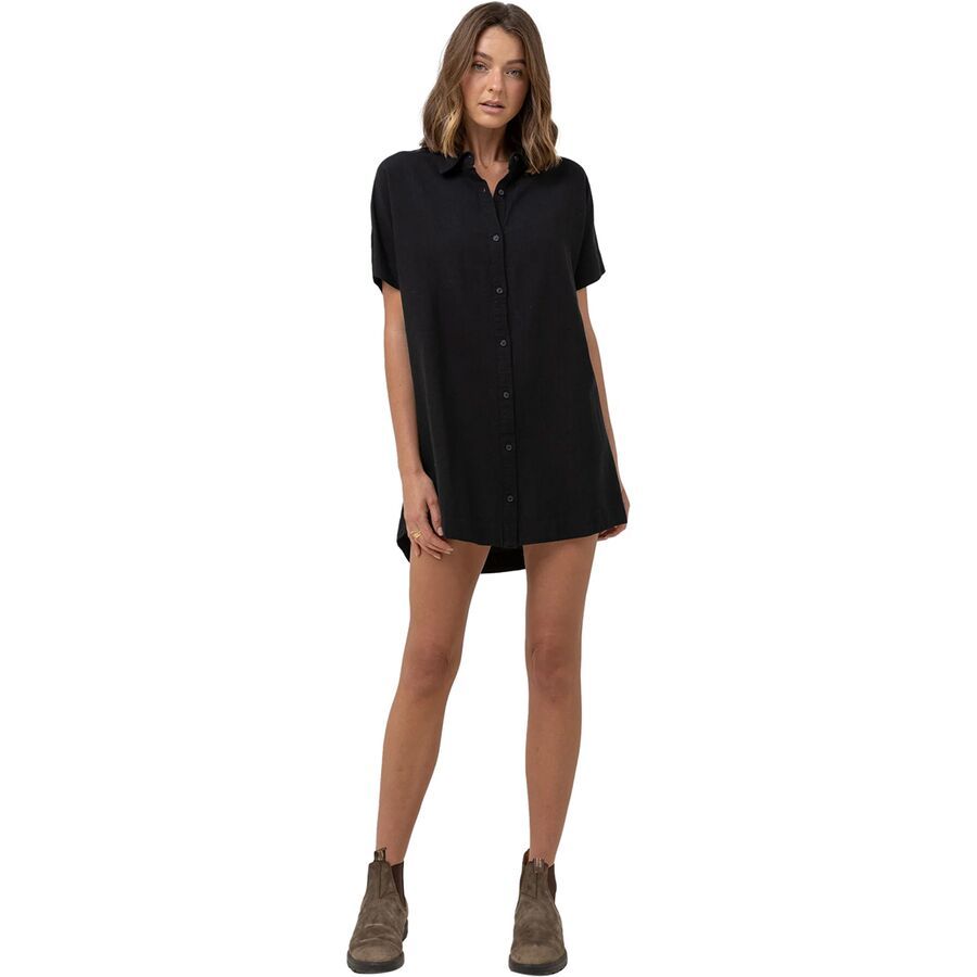 Rhythm Classic Shirt Dress - Women's Black