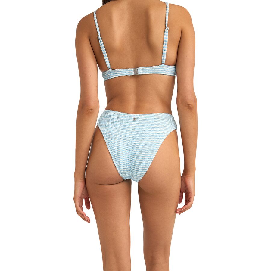 Rhythm Cove Stripe Holiday Bikini Bottom - Women's Blue