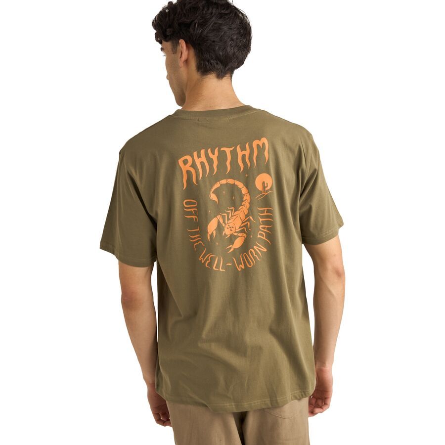 Rhythm Desert Locals Short-Sleeve T-Shirt - Men's Military Olive