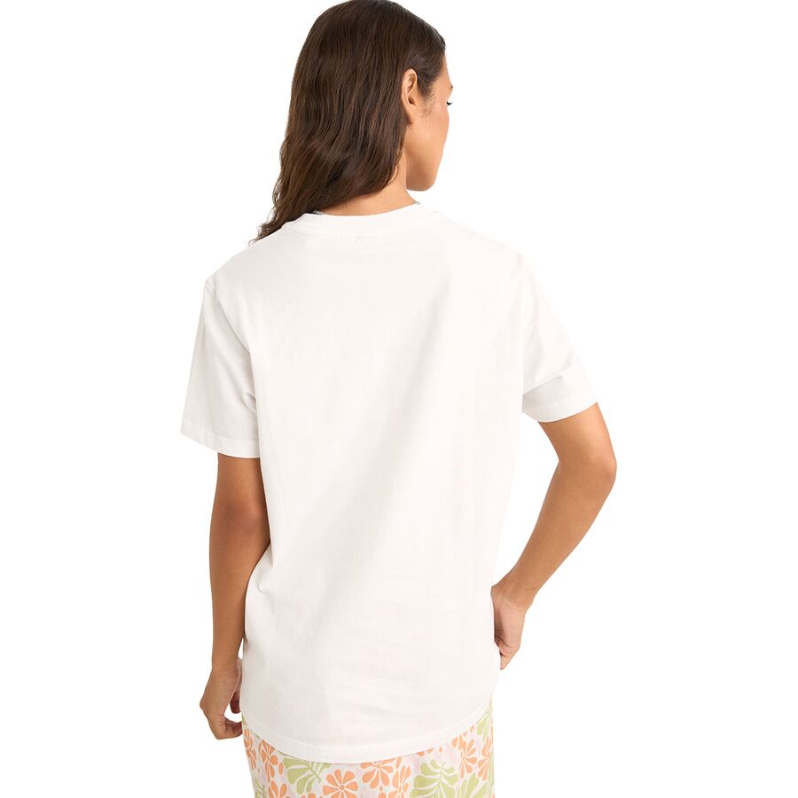 Rhythm Flower Market Boyfriend T-Shirt - Women's White