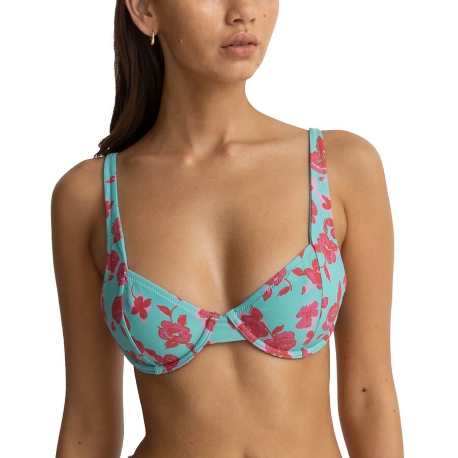 Rhythm Inferna Floral Underwire Bikini Top - Women's Spring