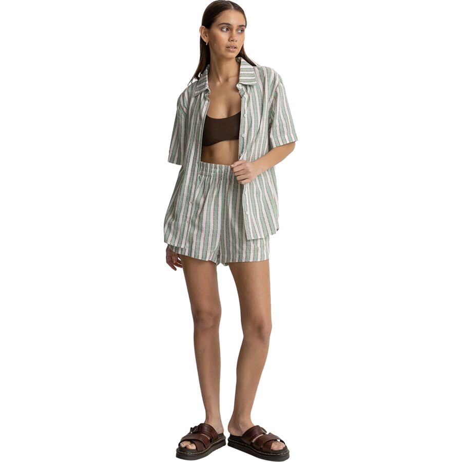 Rhythm Joelene Short-Sleeve Shirt - Women's Sea Green