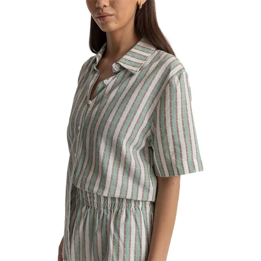 Rhythm Joelene Short-Sleeve Shirt - Women's Sea Green