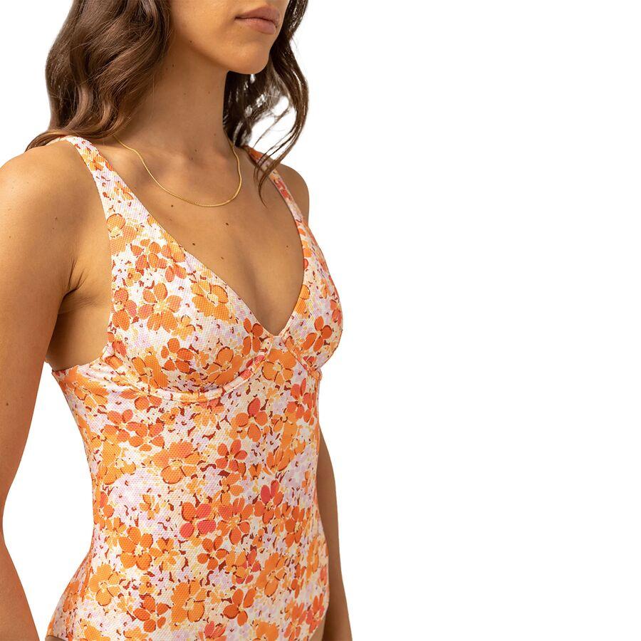 Rhythm Rosa Floral Underwire One Piece Swimsuit - Women's Pink