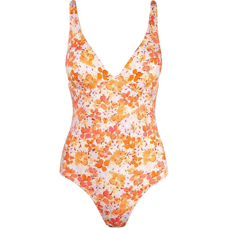 Rhythm Rosa Floral Underwire One Piece Swimsuit - Women's Pink