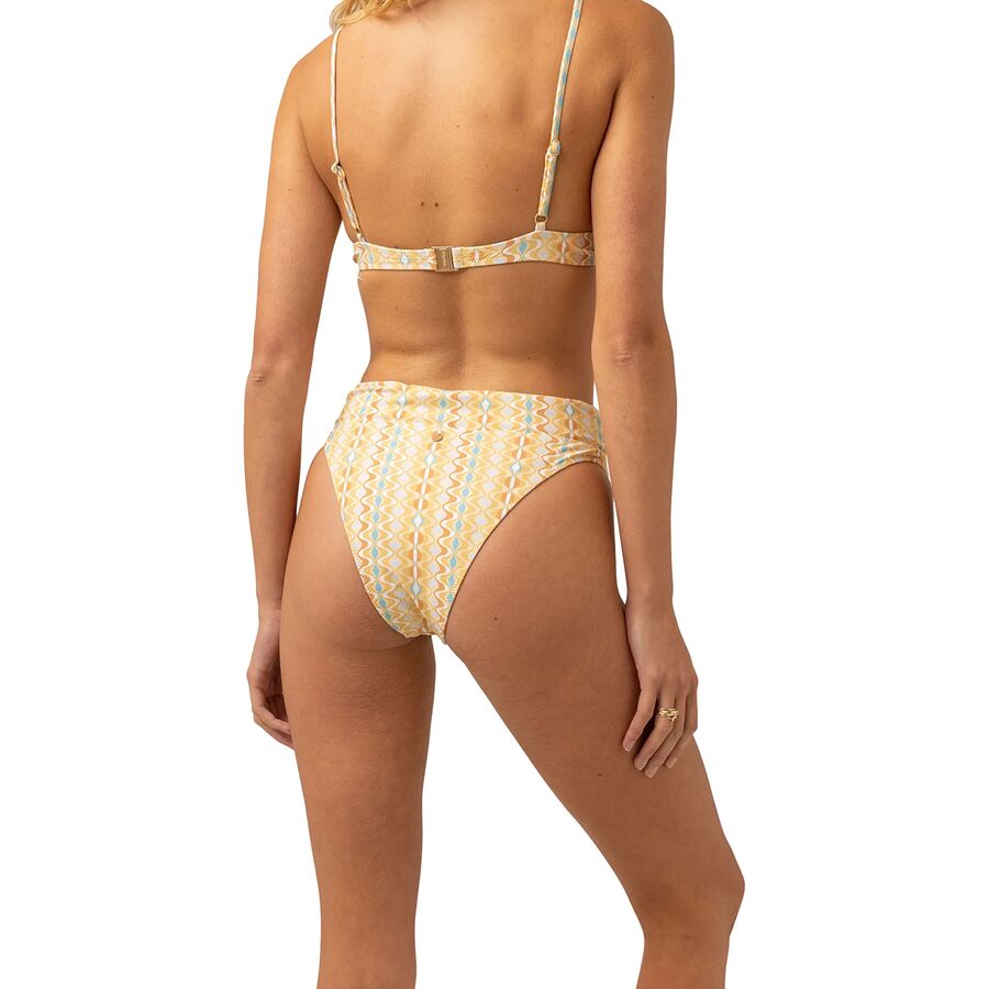 Rhythm Sunray Hi Hip Banded Pant - Women's Gold