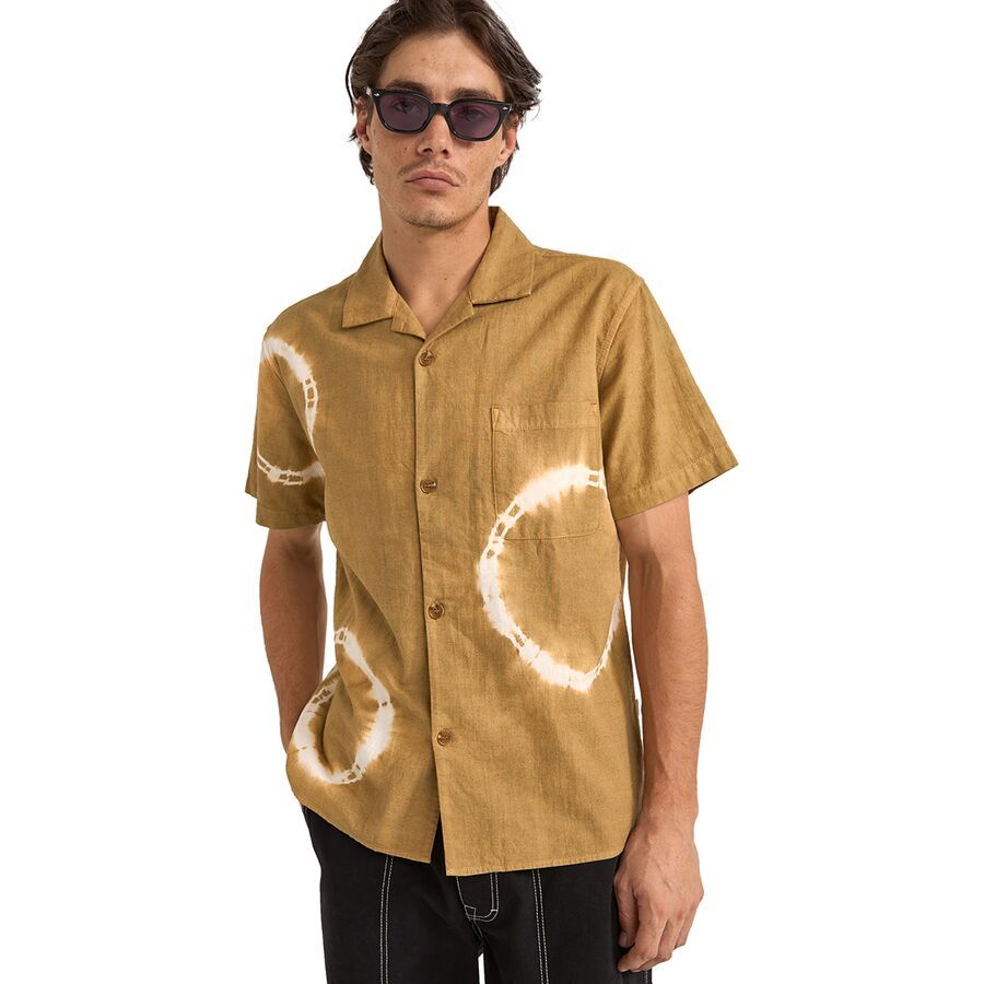 Rhythm Tie Dye Short-Sleeve Shirt - Men's Cedar