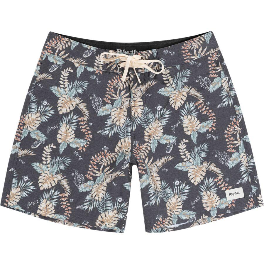 Rhythm Tropical Paisley Swim Trunk - Men's Black