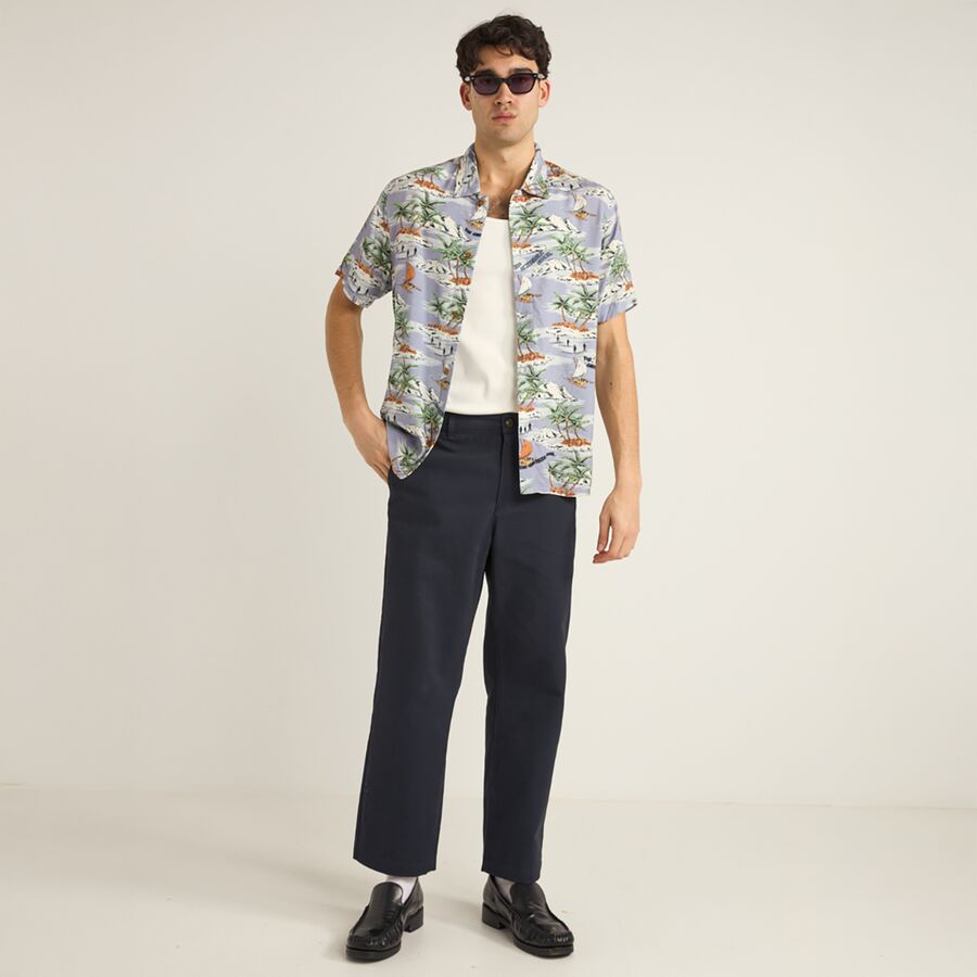 Rhythm Tropical Short-Sleeve Shirt - Men's Mist