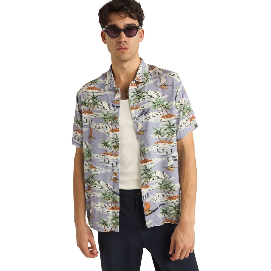Rhythm Tropical Short-Sleeve Shirt - Men's Mist