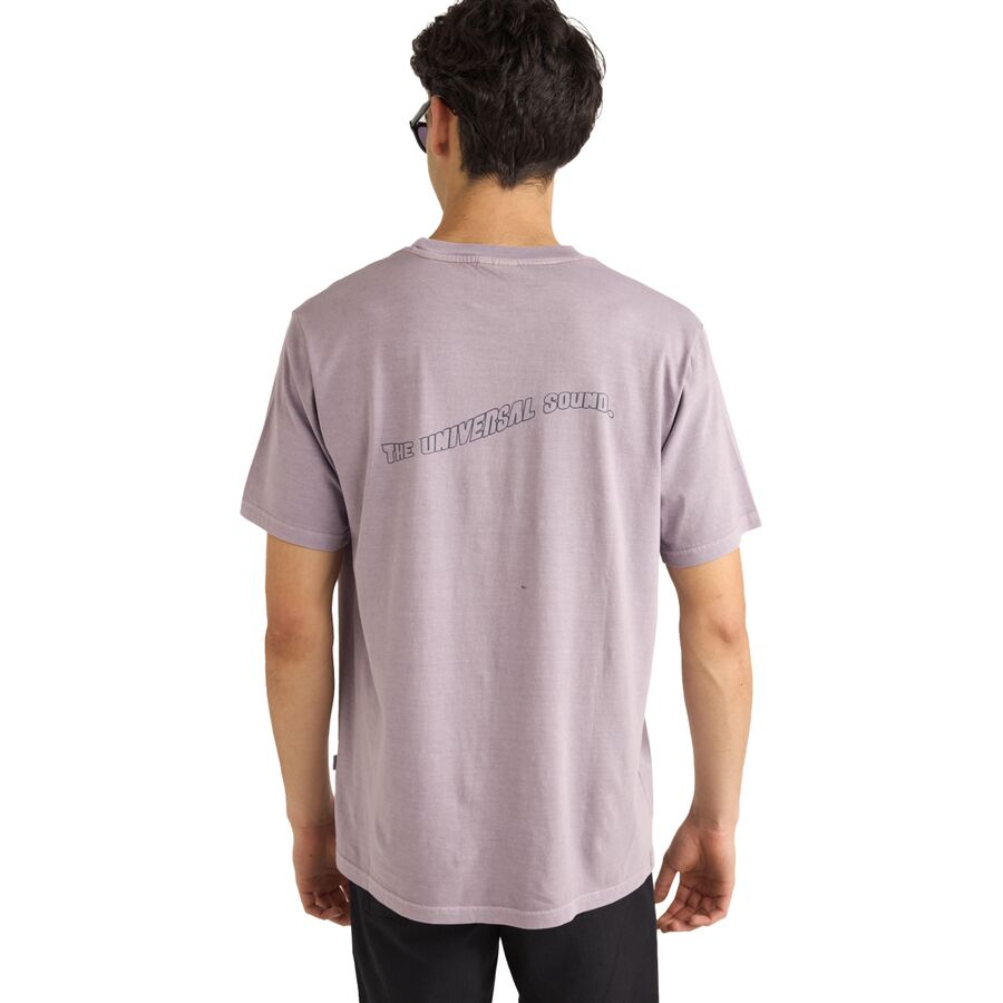 Rhythm Universal Sound Vintage Short-Sleeve T-Shirt - Men's Plum