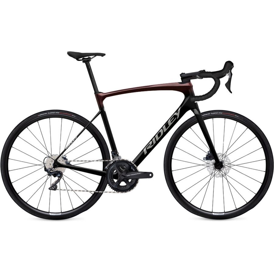 Ridley Fenix SLiC Ultegra Road Bike Black/Solaris Red/Silver