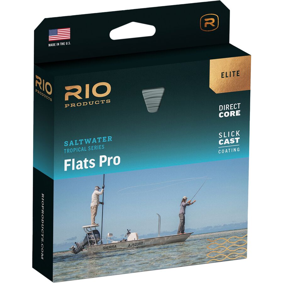 RIO Elite Flats Pro 15ft Clear Tip Fly Line One Color