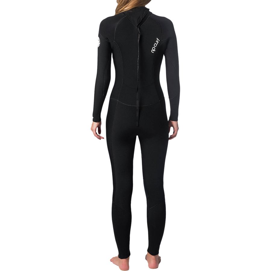 Rip Curl Dawn Patrol 3/2 Back-Zip Full Wetsuit - Women's Black