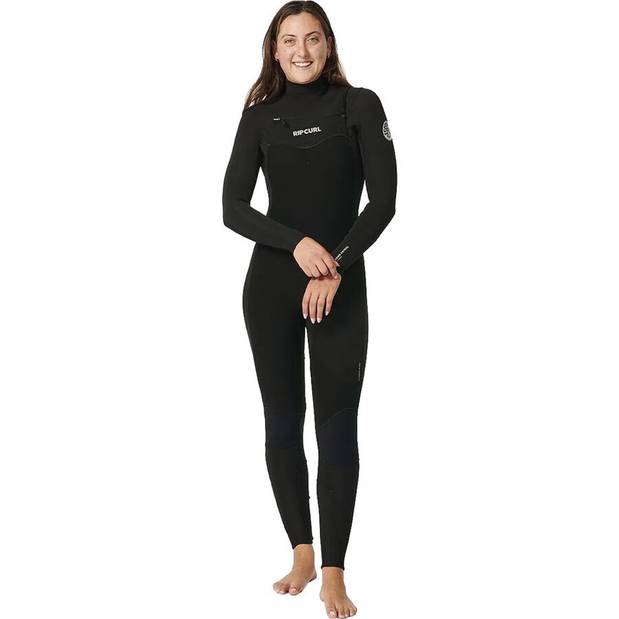 Rip Curl Dawn Patrol 4/3 Chest Zip Westuit - Women's Black