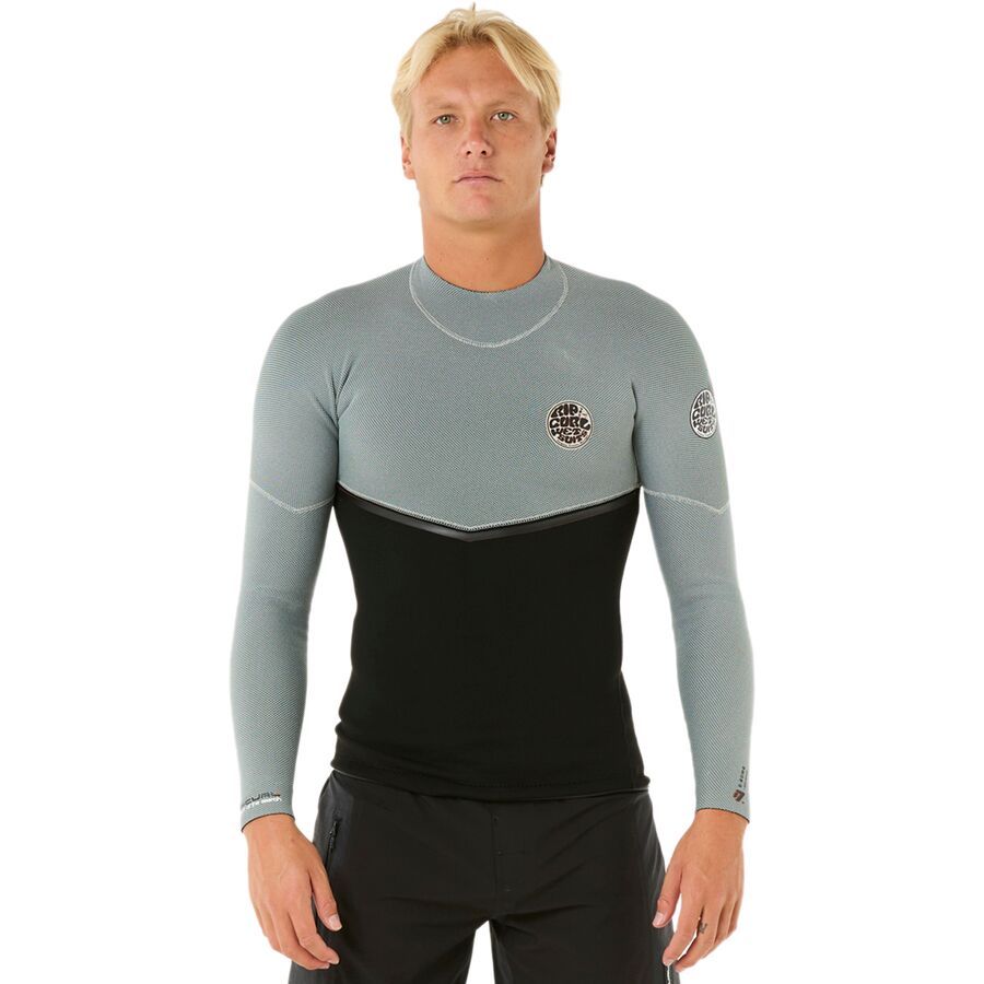 Rip Curl E Bomb 1.5mm GB Jacket - Men's Iced Grey