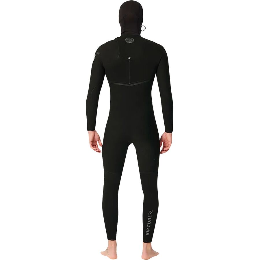 Rip Curl E-Bomb 4/3 Zip-Free Hood STM Wetsuit - Men's Black