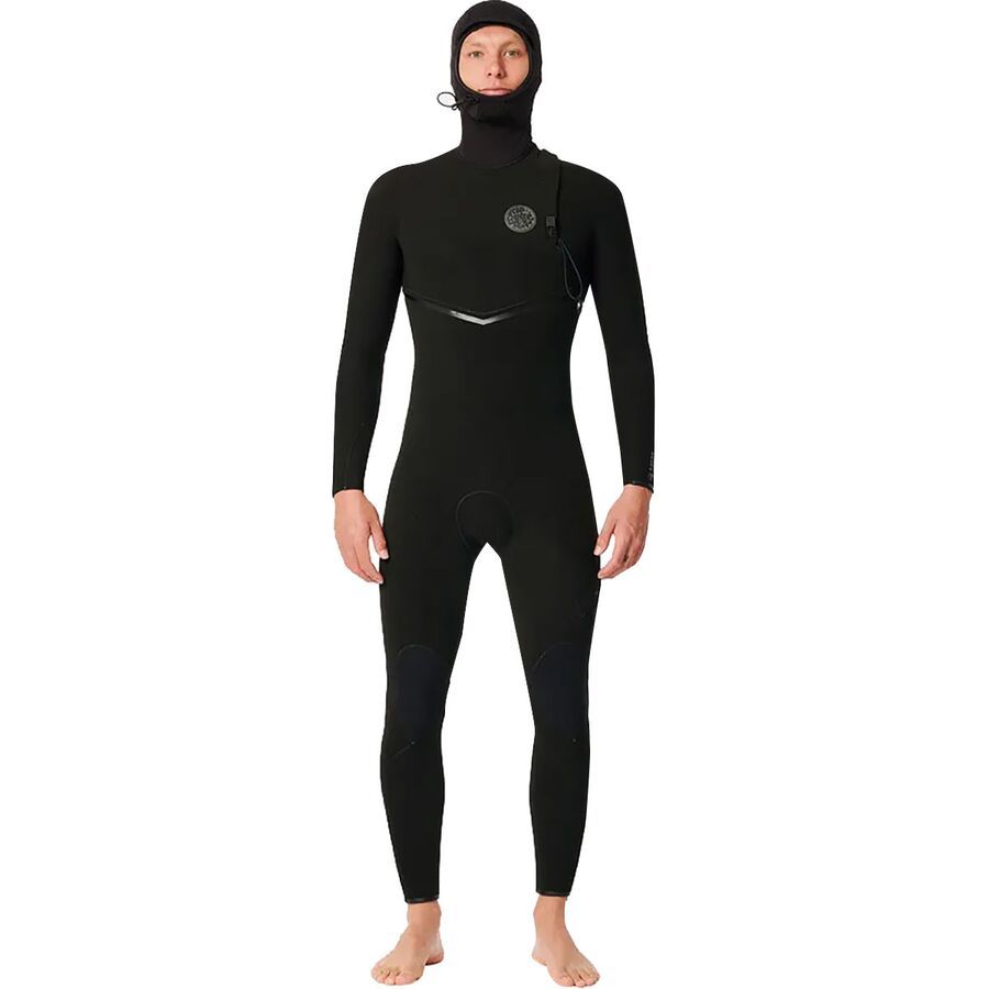 Rip Curl E-Bomb 4/3 Zip-Free Hood STM Wetsuit - Men's Black
