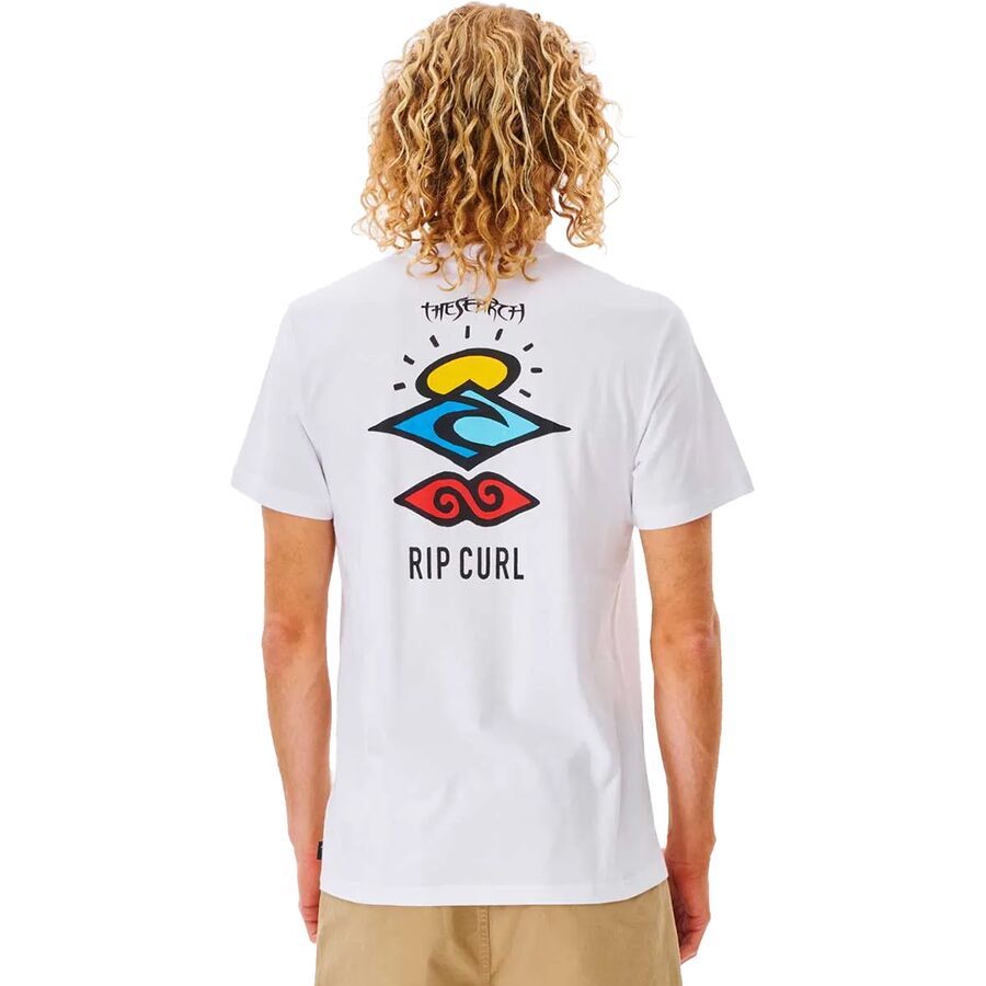 Rip Curl Search Icon Short-Sleeve T-Shirt - Men's White