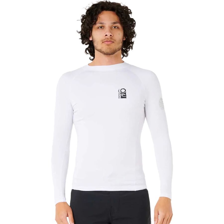 Rip Curl Search UPF 50 Long-Sleeve Rashguard - Men's White