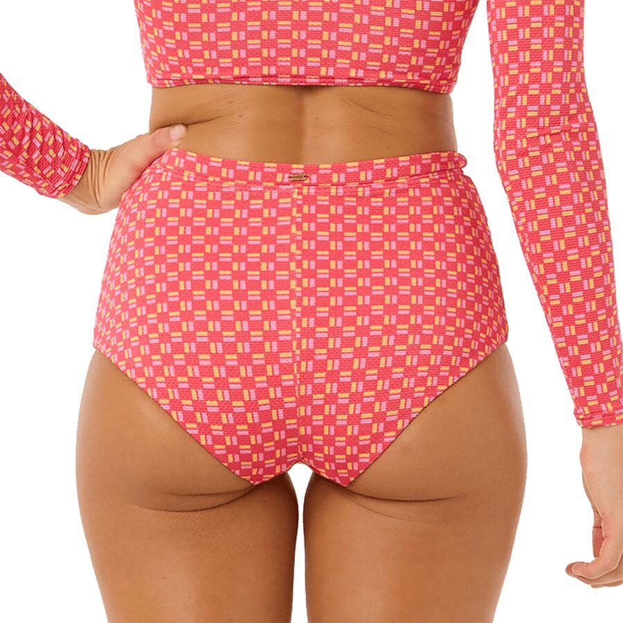 Rip Curl Shell Cove Boy Leg Bikini Bottom - Women's Red