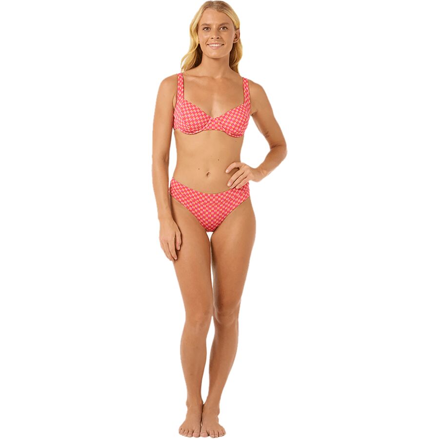 Rip Curl Shell Cove D-Cup Balconette Bikini Top - Women's Red