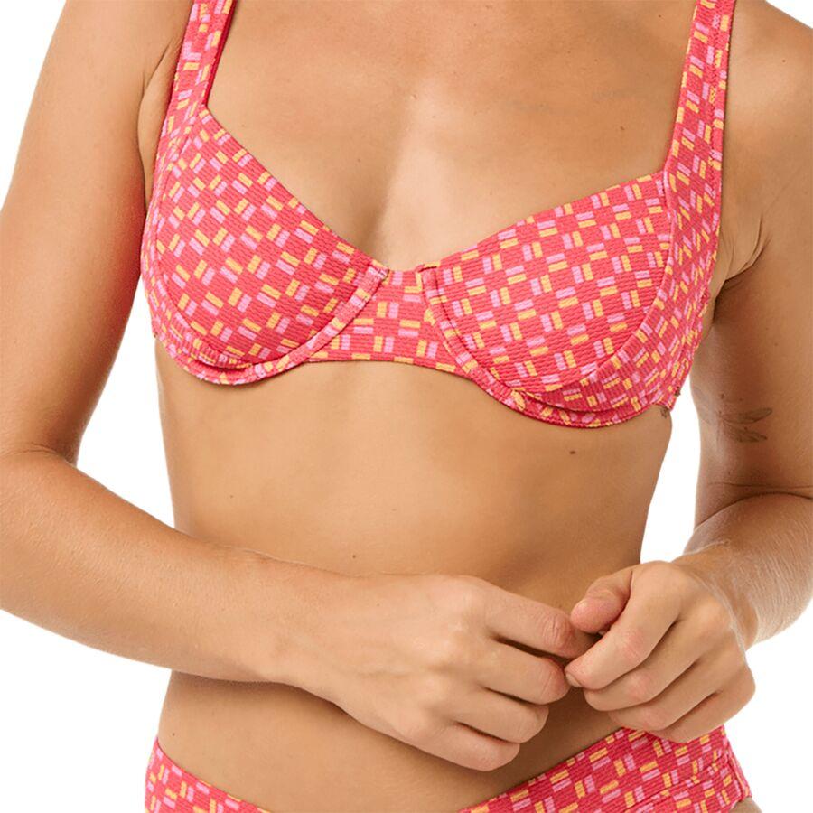Rip Curl Shell Cove D-Cup Balconette Bikini Top - Women's Red